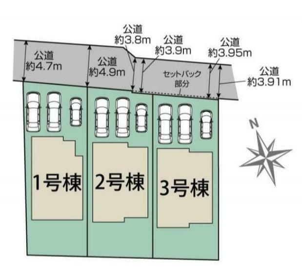 区画図 2号棟