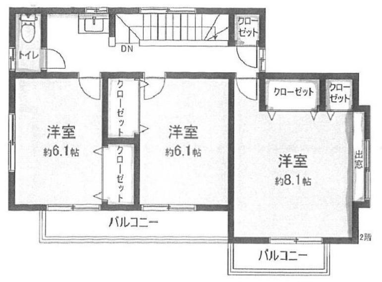 間取り図 2階間取り　