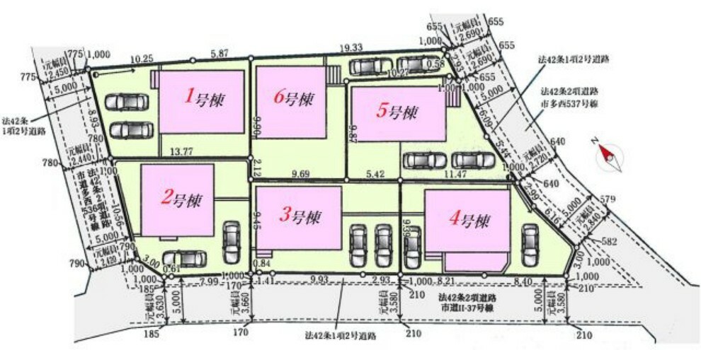 区画図 対象は3号棟です