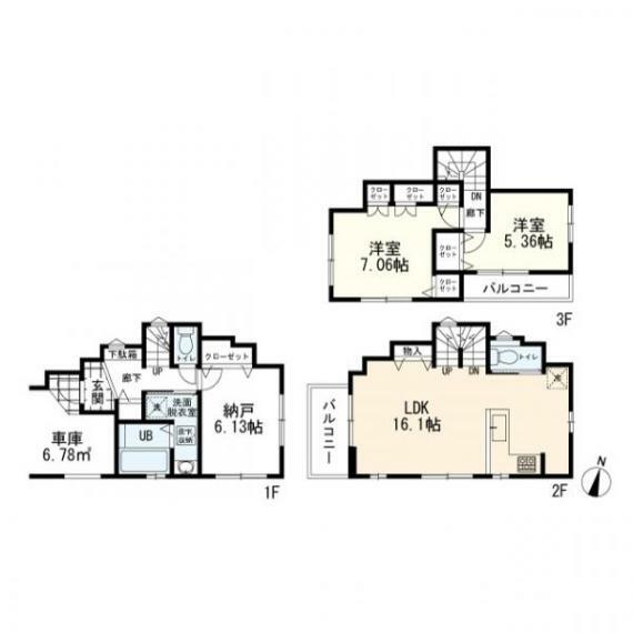 間取り図 間取図　2SLDK