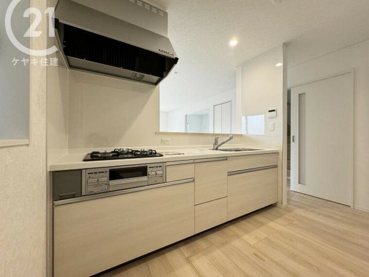 キッチン キッチンワークに大切な収納と機能性を兼ね備えたキッチン。