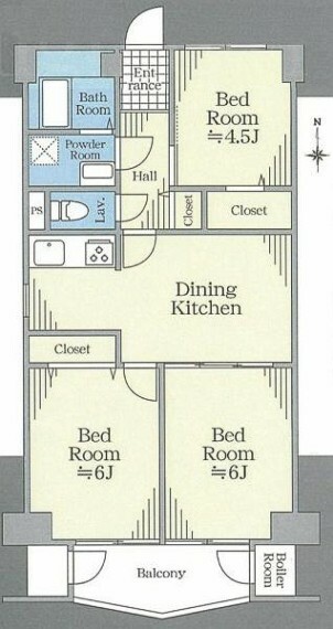 間取り図 内装リフォーム物件（令和6年5月）、きれいな室内で快適な新生活をスタートできます。段差のないフラットな設計のためどんな世代の方でも暮らしやすいお部屋。明るく開放感のある角部屋です。