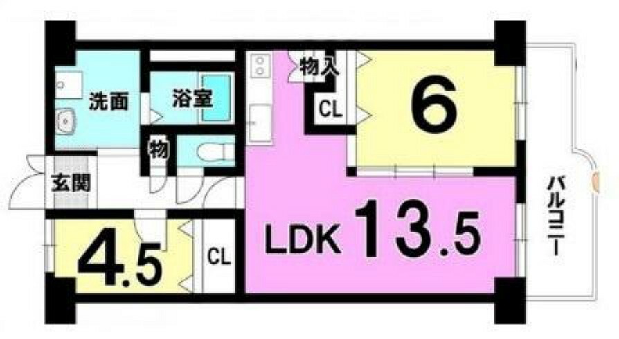 間取り図 間取り:2LDK