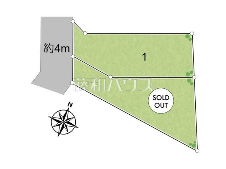 区画図 全体区画図　【西東京市富士町5丁目】