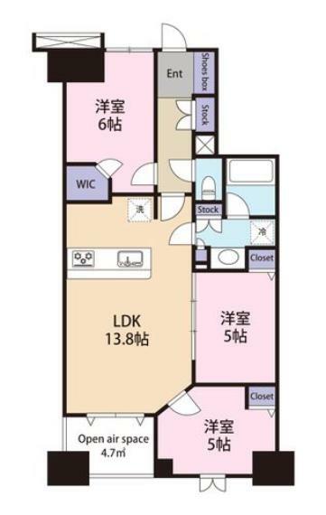 間取り図 間取図です