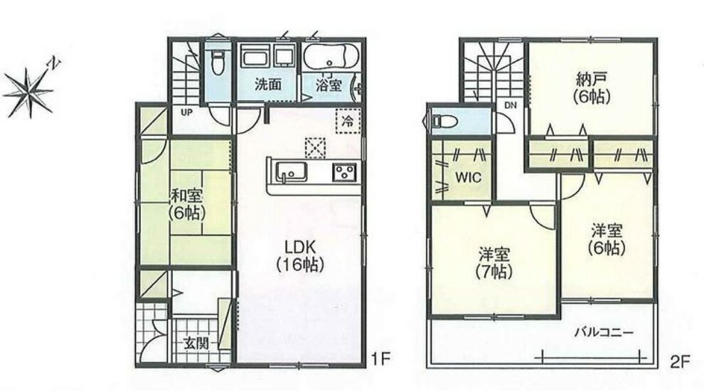 間取り図 2号棟