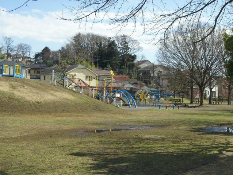 公園 椚谷公園（こちらの公園にはユニークな形のオーダーメイドの遊具があります。楽しい遊具と広い広場で遊べます。）