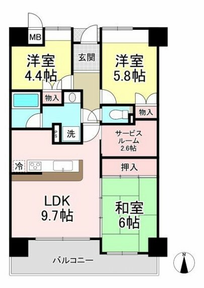 間取り図 間取り・3SLDK！