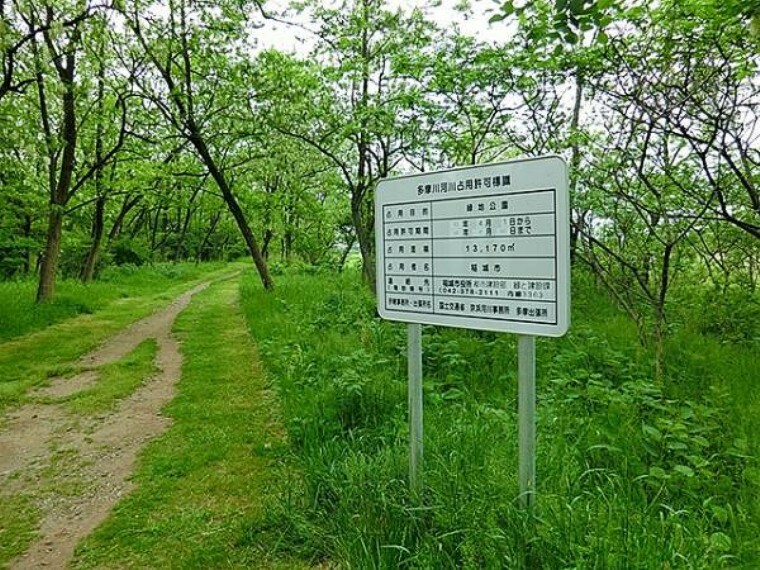 多摩川緑地公園まで約450m