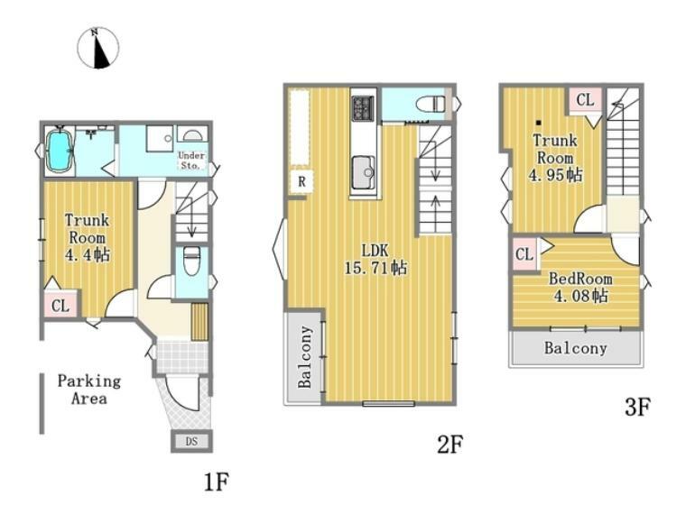 間取り図 2号棟間取り図■武蔵野市西久保2　新築一戸建て■