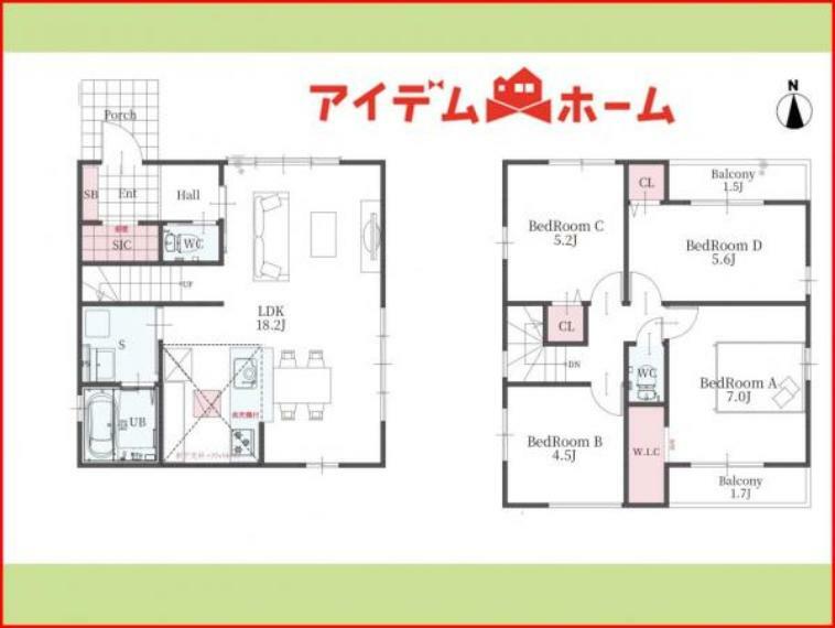 間取り図 3号棟　間取り図　