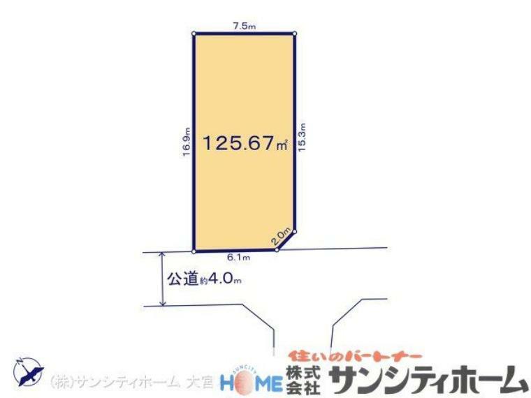 区画図 図面と異なる場合は現況を優先