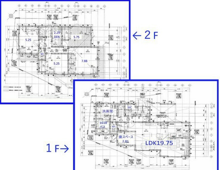 区画図 参考プラン延床面積:129.61m2　建物参考価格:3050万円※参考プラン洋室と記載の居室に関して、建築基準法上では一部「納戸」扱いとなる可能性がございます。