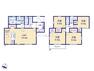 間取り図 1階は広いLDK16帖をご家族の共有スペースとして。 2階4部屋はそれぞれのお部屋。 暮らし易さを考慮した間取りとなっています。