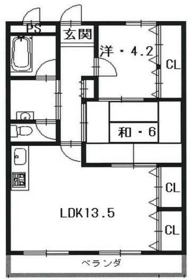 間取り図 間取り:2LDK