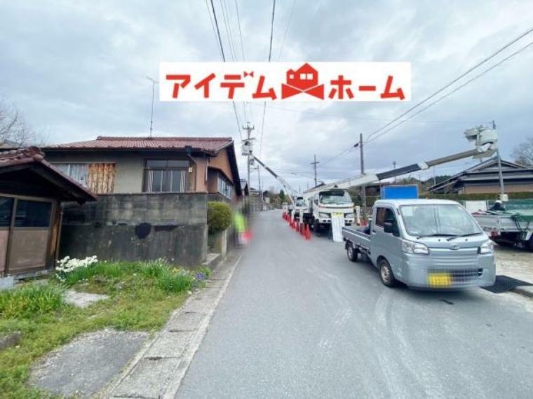 現況写真 前面道路 2024年3月28日撮影