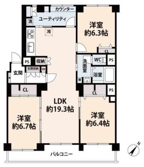 間取り図 間取図※現況を優先とします