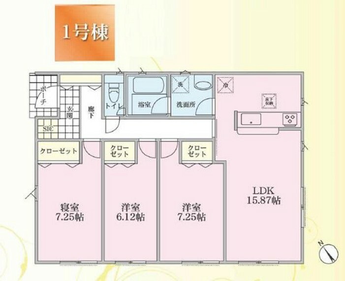 間取り図 《間取り》■リビング中心の新生活。光を取り入れる開放的な設計で居心地の良い時間を演出します。