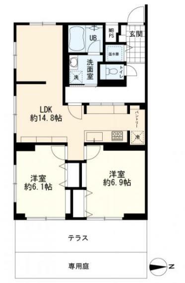 間取り図 2LDK