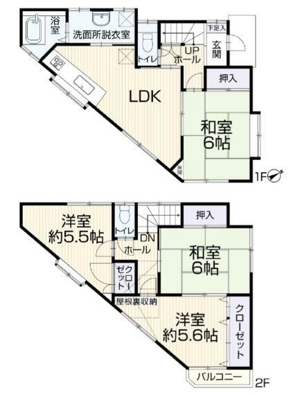 4LDK・家事ラク動線・全居室に収納付・屋根裏収納あり・2024年5月リフォーム完了予定！