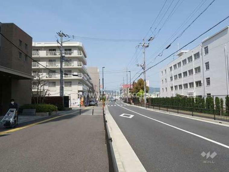 現況写真 敷地東側の前面道路