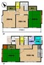 間取り図 ●明るい南側バルコニー有り●ゆったりとくつろげる和室有り●来客用にも便利なカースペース2台分有り●