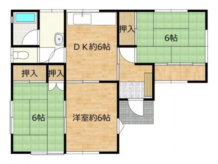 間取り図 【リフォーム前間取図】