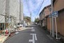 現況写真 物件の南側前面道路（西側から）［2024年2月16日撮影］