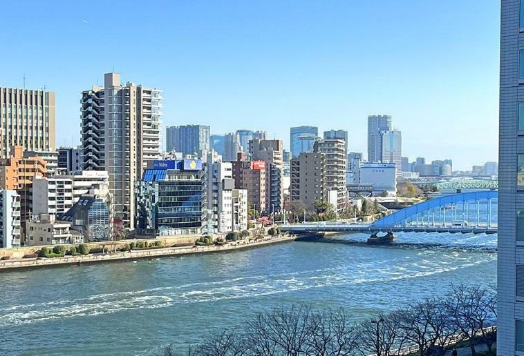 隅田川が近いマンション特権の景色！自然と都会の景色を望むことができます！