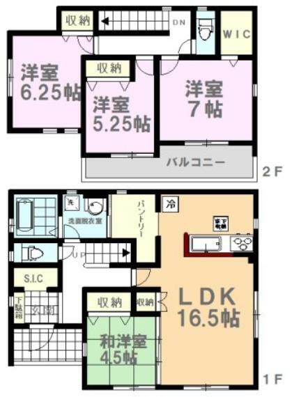 間取り図 【間取り図】間取り図です。