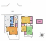 間取り図 居室収納＋小屋裏収納付きの3DKです！すっきりした空間で暮らしたい方にピッタリです！