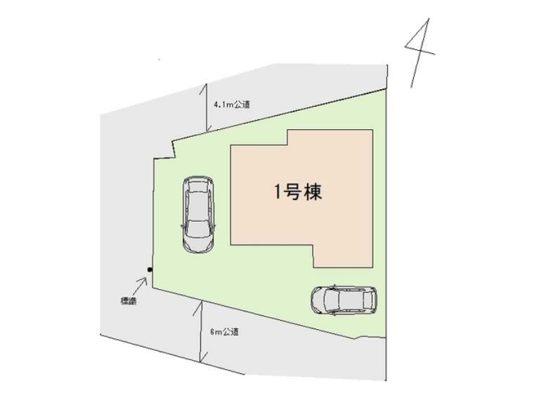 区画図 区画■多摩市一ノ宮1丁目　新築一戸建て■