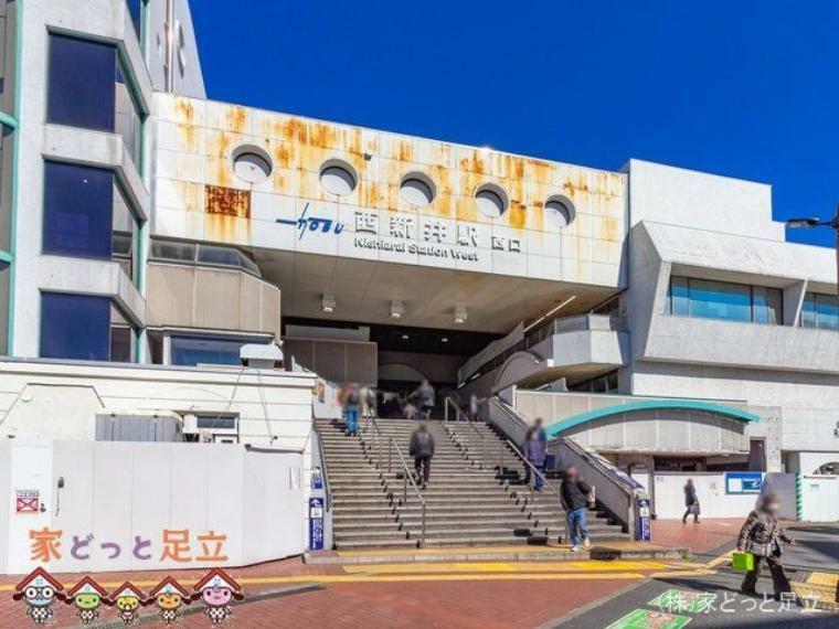 東武伊勢崎・大師線「西新井」駅 撮影日（2021-02-24）