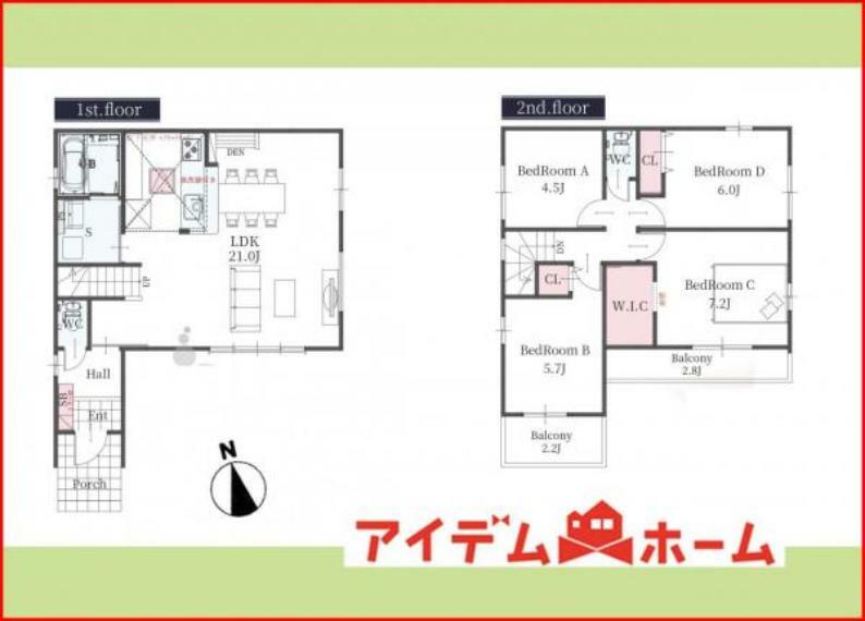 間取り図 2号棟　間取り図　