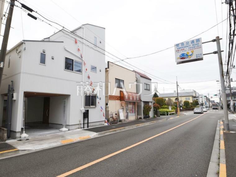 現況写真 接道状況および現場風景　【小金井市前原町5丁目】