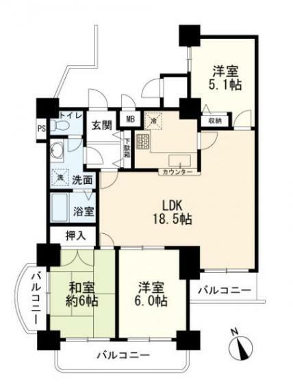 間取り図 間取図　3LDK