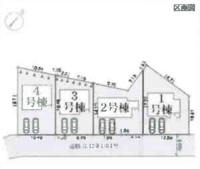 区画図 【間取り図・図面】区画図