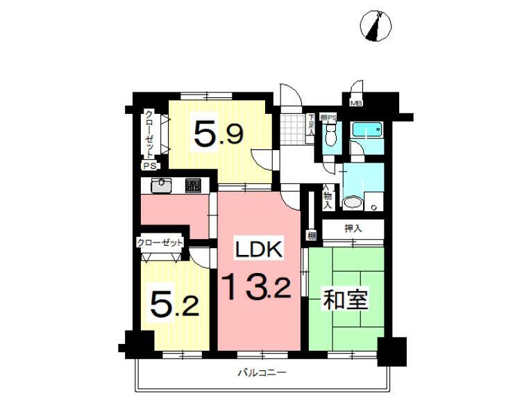 リフォーム済みの4LDK