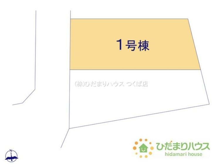 区画図 前面道路幅6m 車の出入りもラクラクできちゃいます（^^