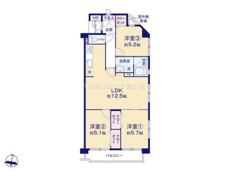 間取り図 3LDK