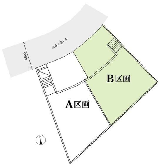 土地図面 B区画図■多摩市桜ヶ丘1　売地■