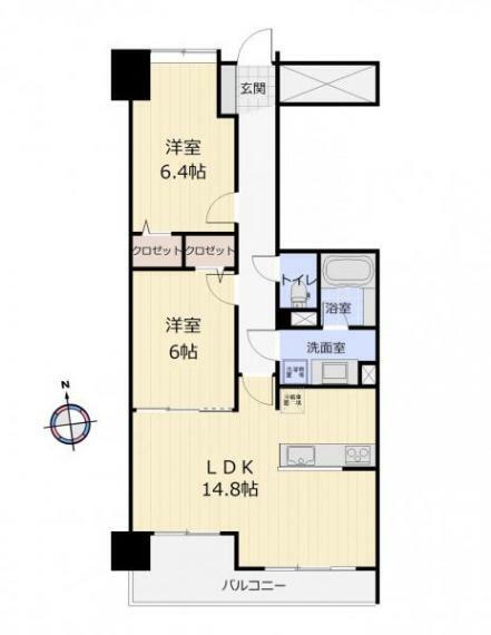 間取り図 （間取）家族でゆったりくつろげる明るいLDK！