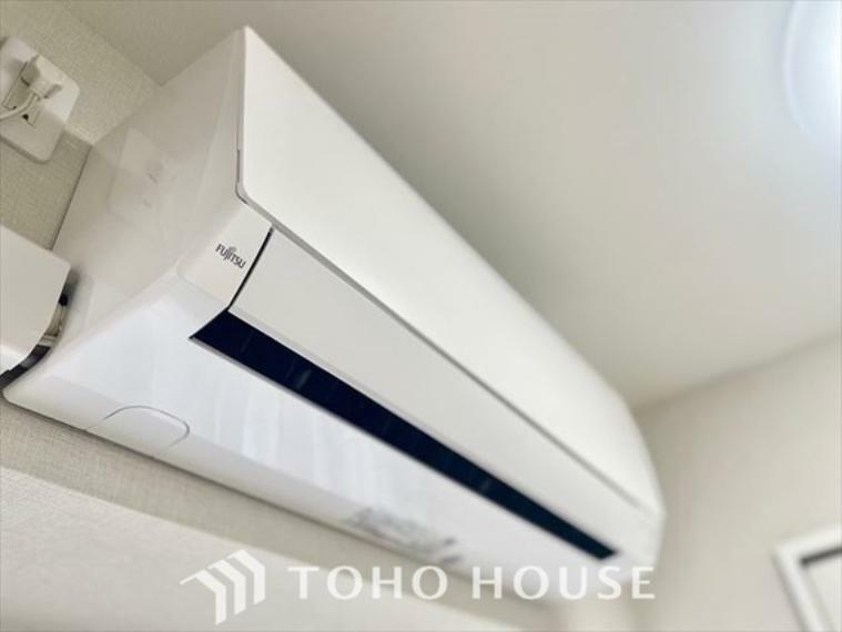 冷暖房・空調設備 新品のエアコンが標準装備。初めから設置されていますので体にも、お財布にも優しい住宅です。