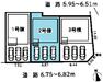 区画図 敷地面積:129.24平米　お車は3台駐車可能（車種による）