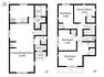 間取り図 2号棟: LDKは広々22.4畳で料理をしながら家族と会話を楽しめる対面式キッチン採用水回りも1階にまとめ暮らしやすい生活動線を意識した設計全居室収納付きで収納豊富な新邸です