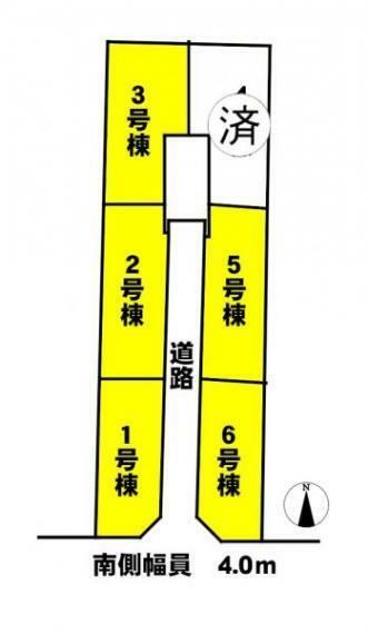 区画図 5号棟　区画図