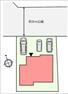 区画図 （区画図）駐車並列3台分！広々前面道路と平坦地で駐車も安心ですね！