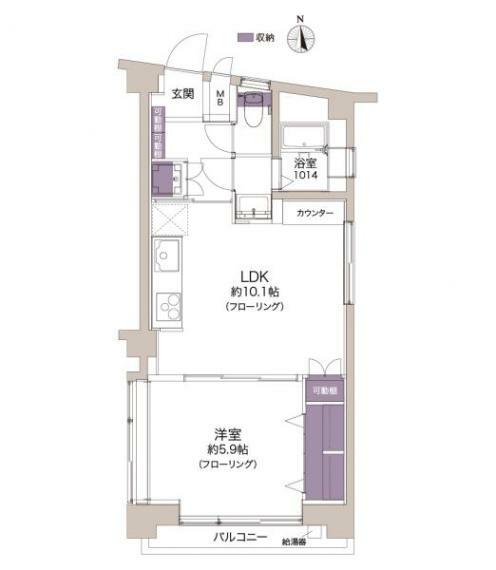 間取り図 1LDK