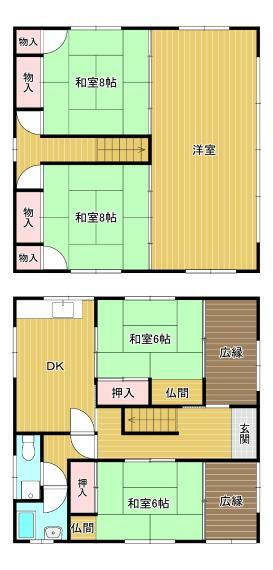 間取り図 間取り図は現況を優先します。