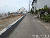 南側　接道状況および現場風景　【春日井市篠木町6丁目】